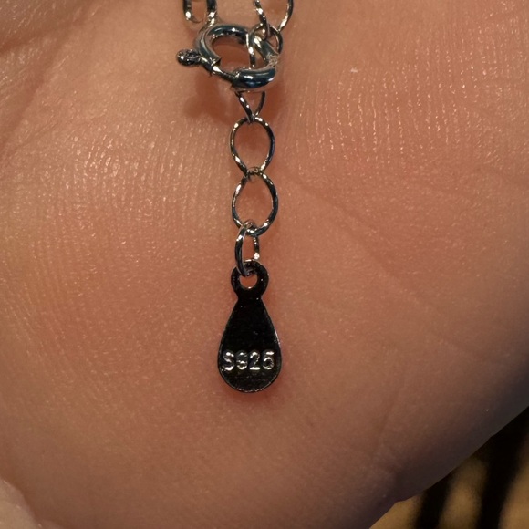 #270 Over 2 ctw heart halo Moissanite gift ready necklace - Picture 5 of 9